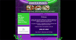 Desktop Screenshot of caseysplacedeli.com